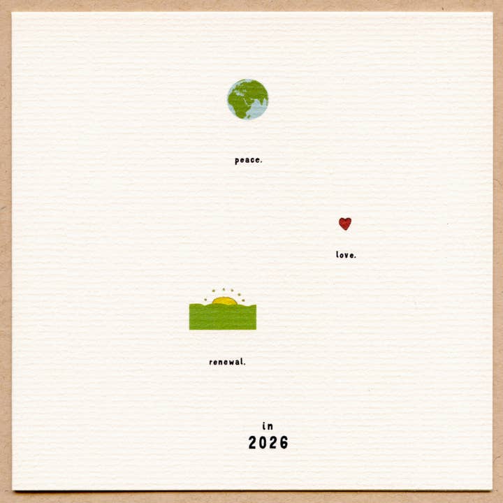 Biglietto di auguri di Capodanno per la vendita all'ingrosso da parte di Beth Mueller