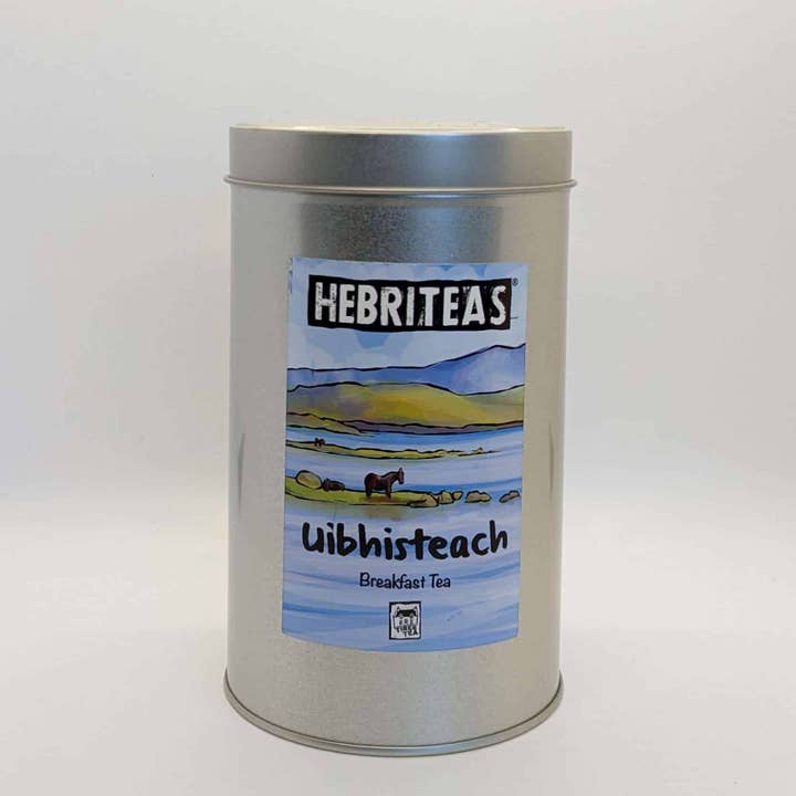 Uibhisteach (Uist) Breakfast Tea Tin & 50 Tea Bags for wholesale by Tiree Tea