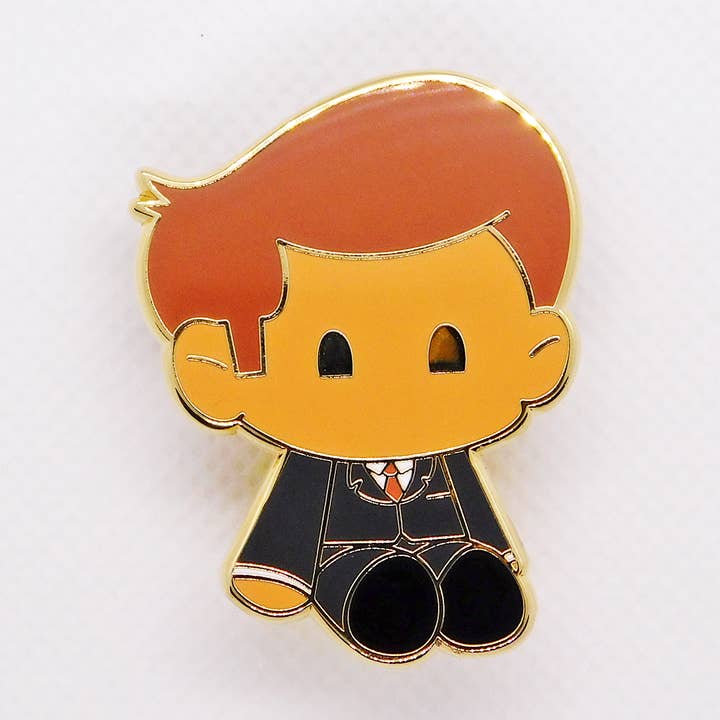 Brett Anstecknadel aus Hartemaille — Set mit Freunden aus Plüsch für den Großhandel von Teasuii