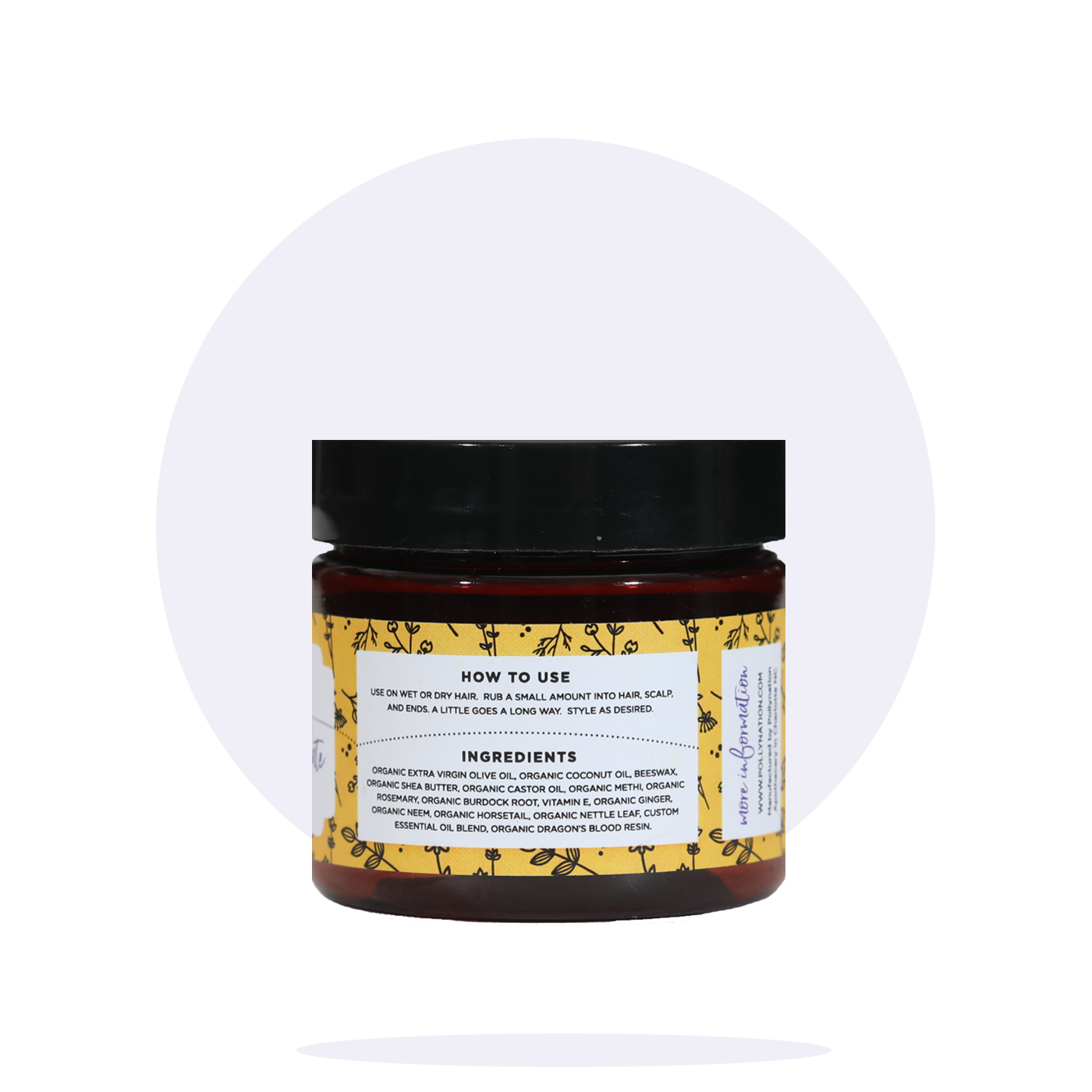 Pollynation Apothecary - Wholesale Hair Styling Gel/Mousse - Strengthen and Stimulate Hair Butter1