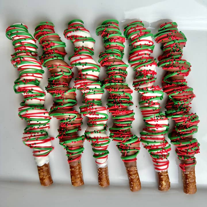 Delightful Chocolates - Wholesale Chocolate Covered Sweets - Holiday Chocolate Covered Caramel Pretzels1