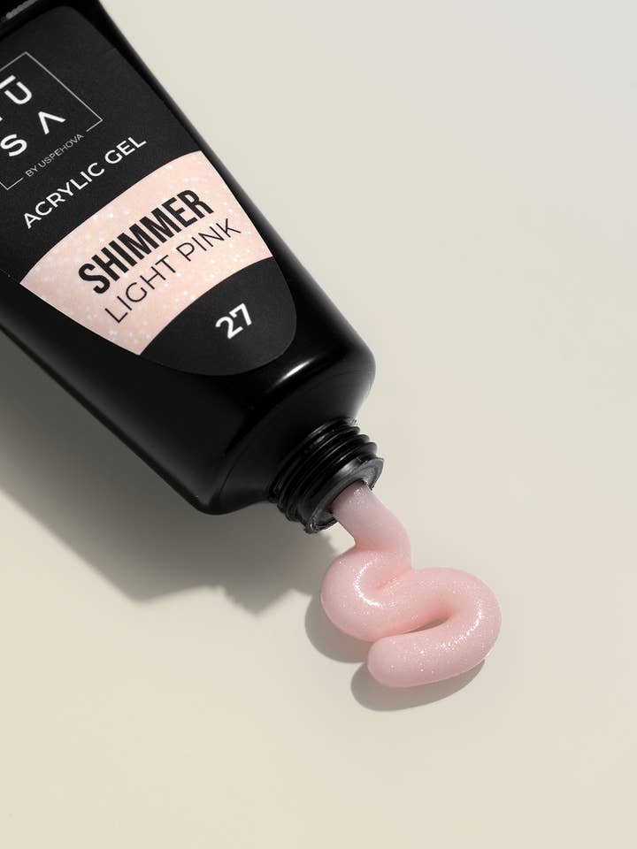Gel Acrílico Brilho Rosa Claro 27- 35 ml por atacado de MUSA