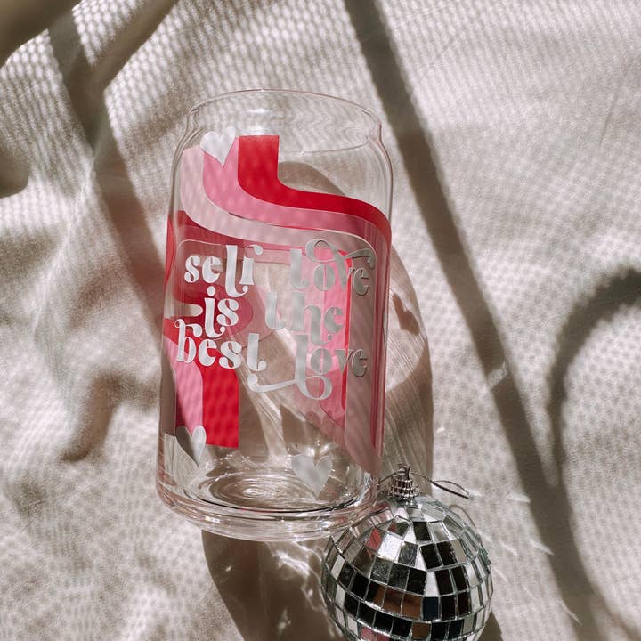 Tasse en verre Self Love Is The Best Love pour la vente par amarieacreates