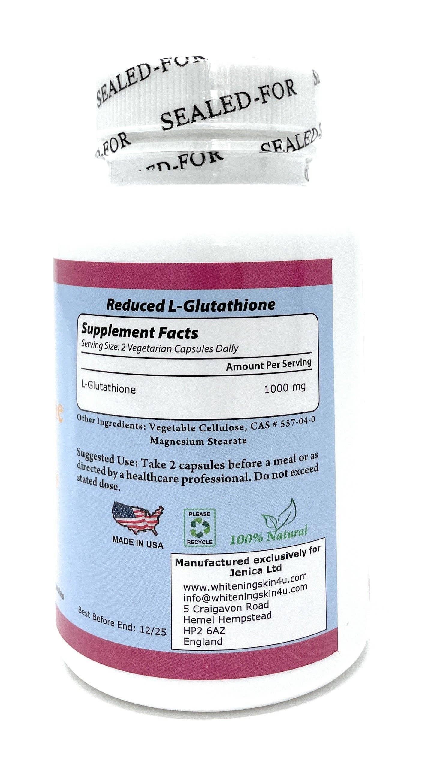 BeShiny - Wholesale Oral Supplement/Vitamin - BeShiny L-Glutathione Skin Whitening Brightening pills 1000mg Supplement Antioxidant Face Lightening10