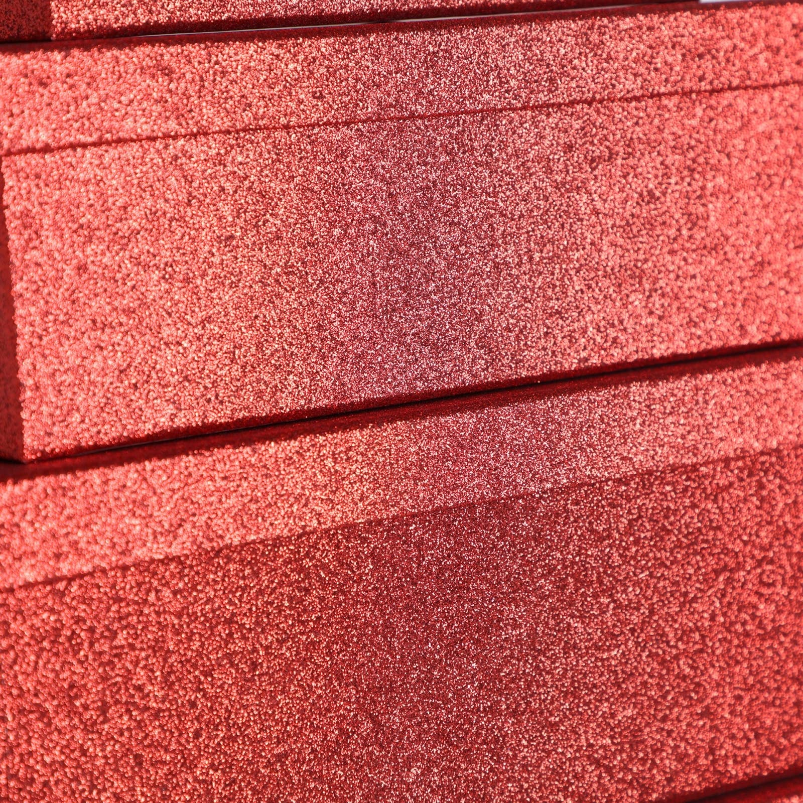 B&B - Wholesale Decorative Box - Box J/10 Glitter, Cardboard, Red Color, 47X33X23cm3