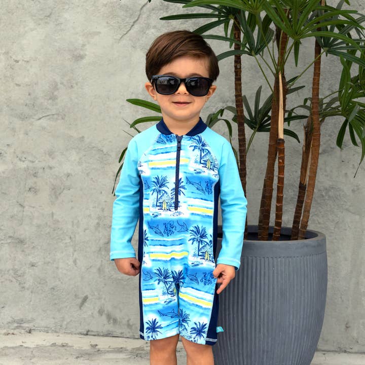 413 Shipwrecked Onesie for wholesale by Salty Ink