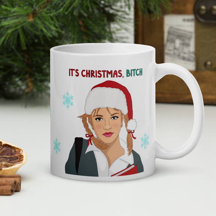 Poppermost Prints - Wholesale Coffee Mug - Britney Christmas Mug2
