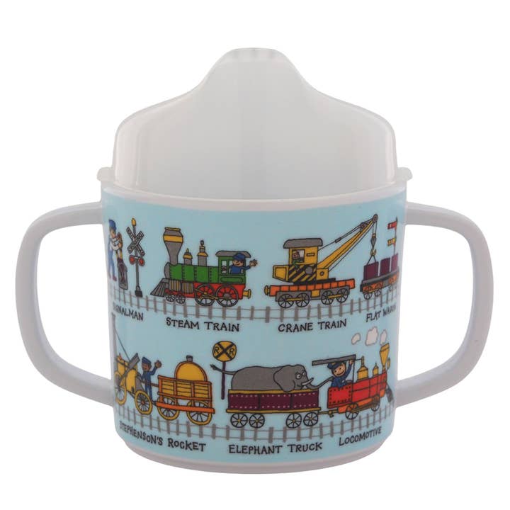 Trains Two-Handled Toddler Sippy Cup for wholesale by Tyrrell Katz