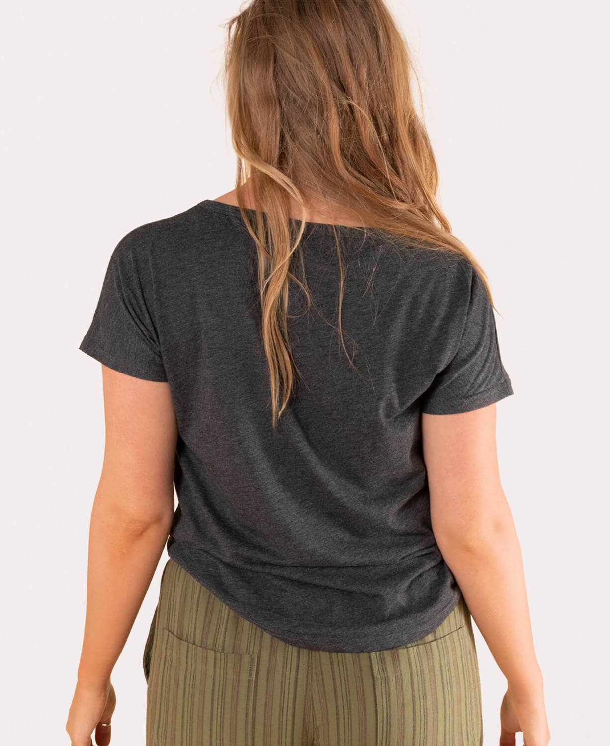 Soul Flower - Wholesale Screen Printed T-Shirt - Women's - Mushroom Forager Slouch Top1