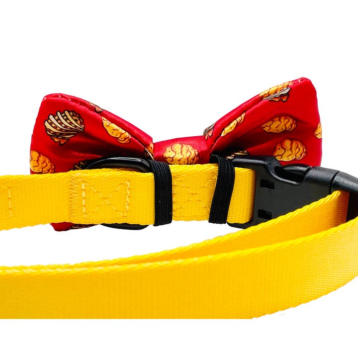 Cutie Ties - Wholesale Pet Bow Tie - Dog - Chicken Nuggets & Waffle Fries Dog Bow Tie3