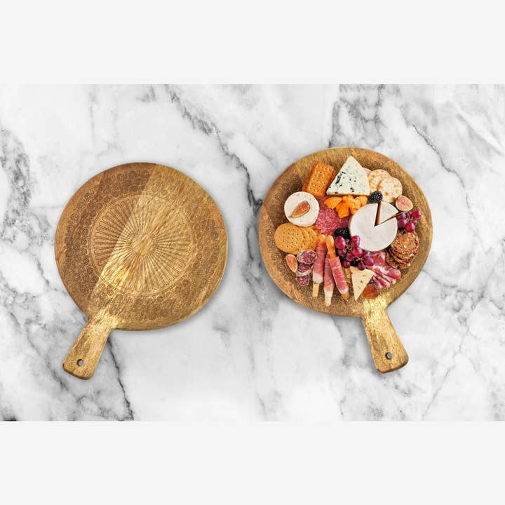 Juego de Tabla de Remo Redonda Claro para venta al por mayor de Godinger