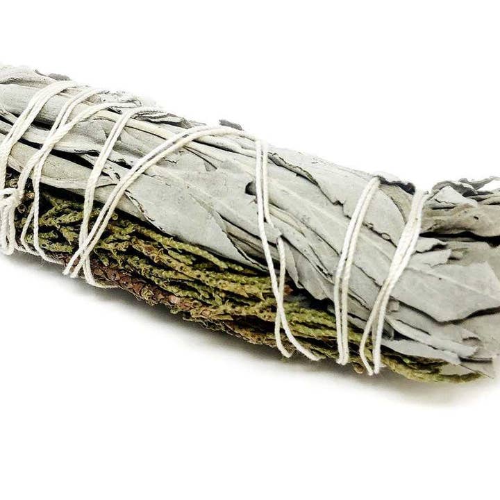 Vrinda - Wholesale Sage Bundle - White Sage with Cedar 4"
