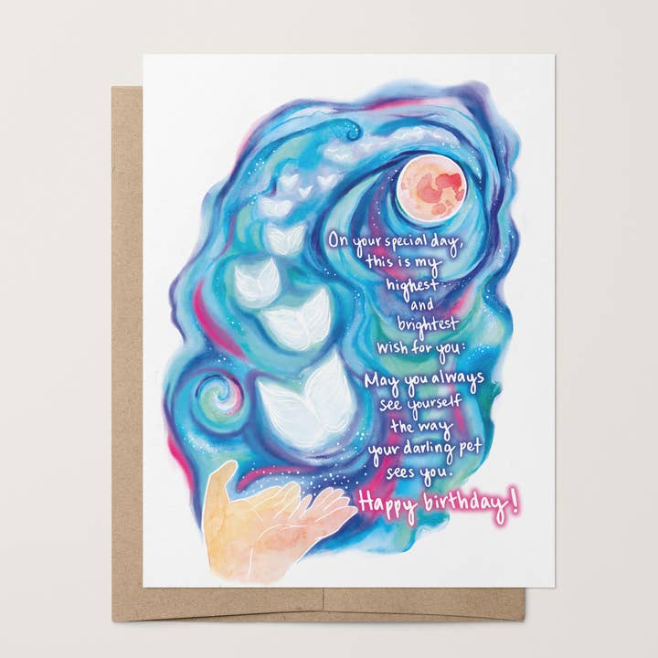 Highest + Brightest Wish Compassion Card - Birthday for wholesale by A Touch of Moxy