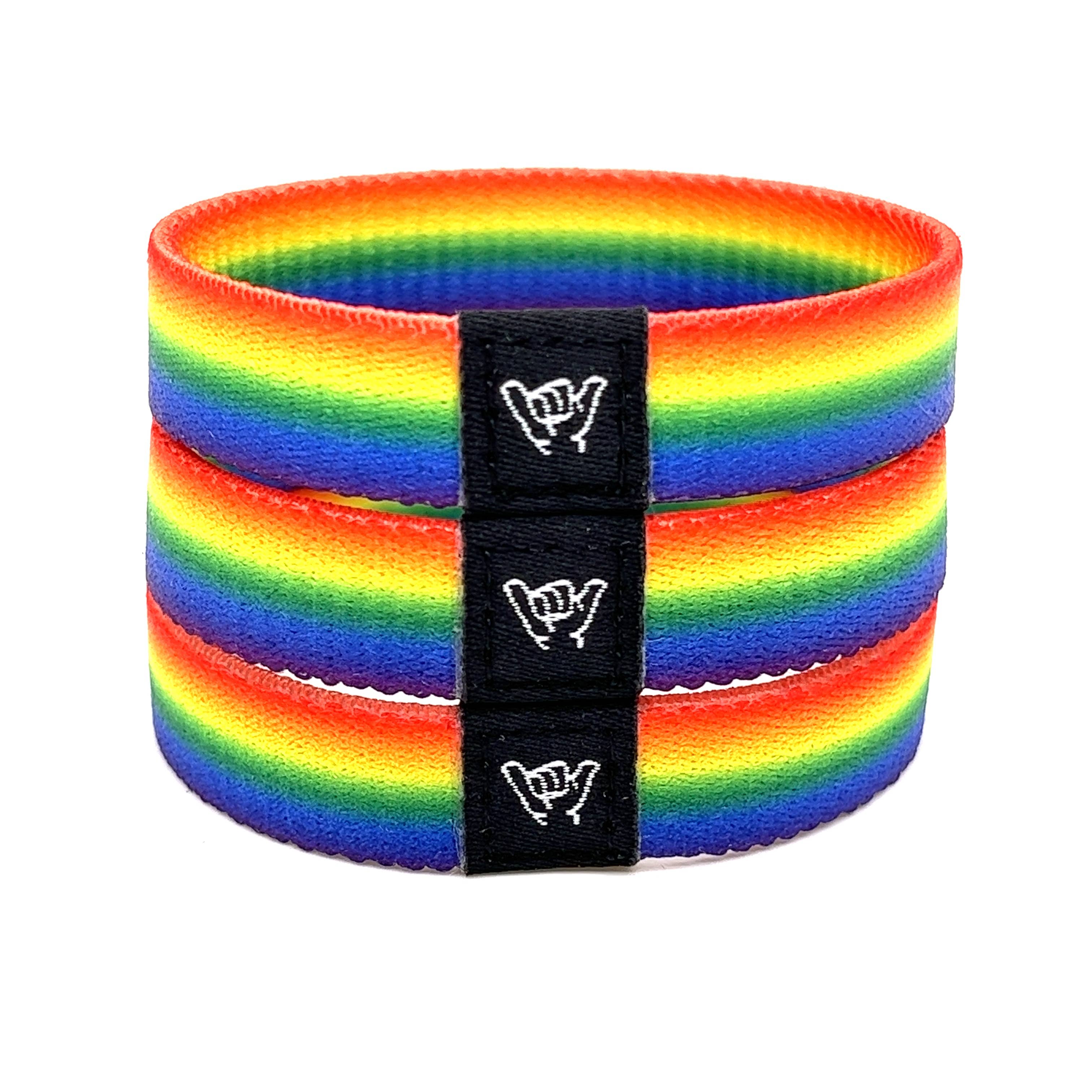 Hang Loose Bands – wholesale Woven/braided bracelet – Peaks Pride Wristband Bracelet