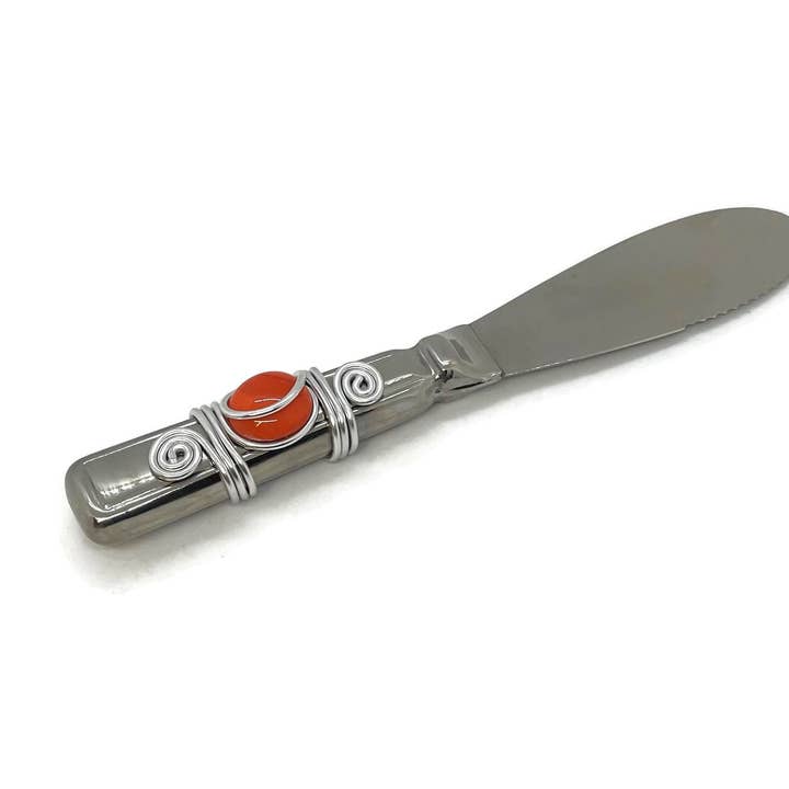 Swiddles Inc - Wholesale Cheese Spreader - Beaded Cheese Spreader Knife1