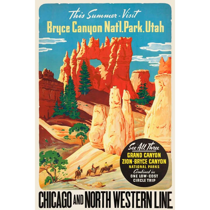 Bryce canyon Cool Wall Decor Art Print Poster 24x36 for wholesale by Gotham Gifts