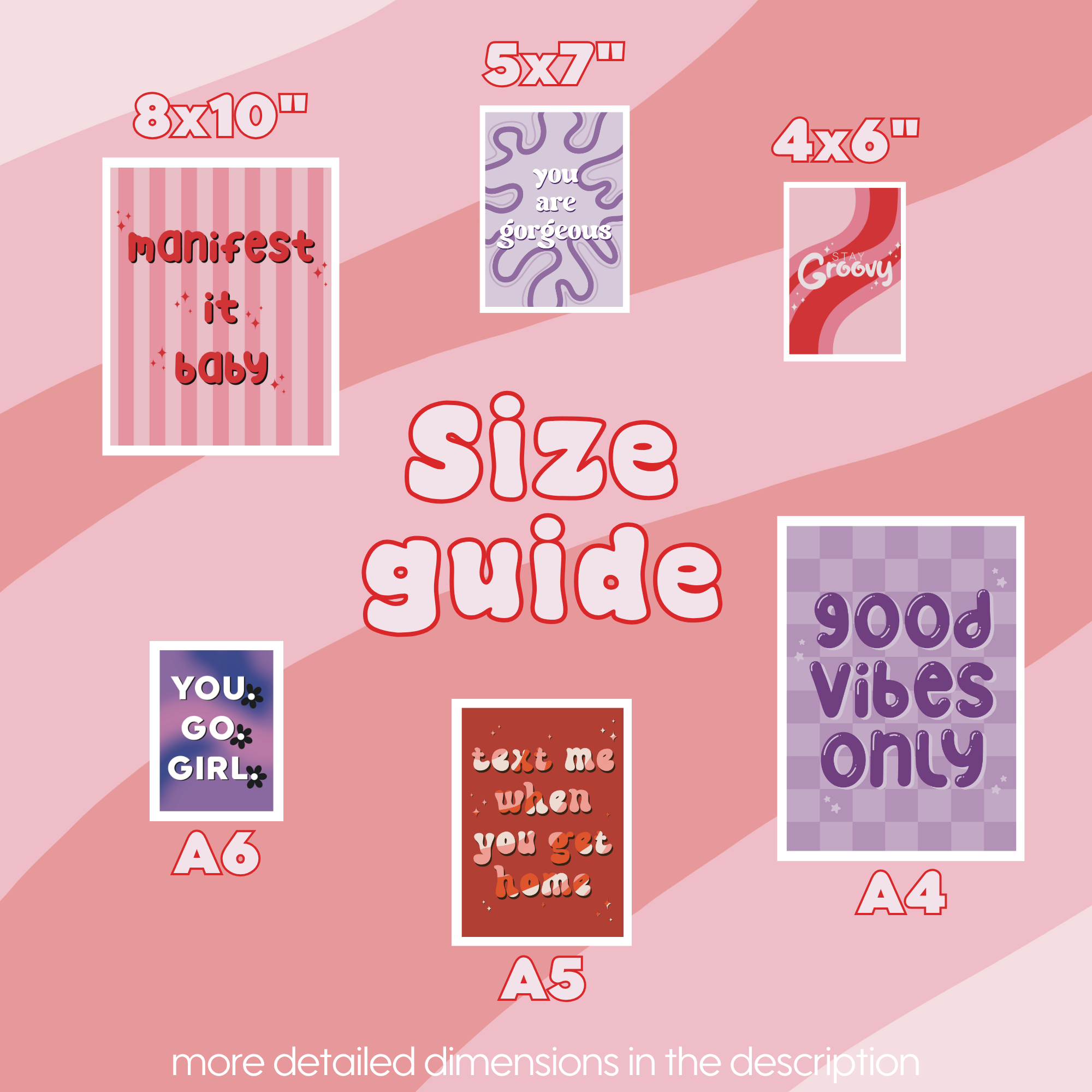 Rosage Studio - Vente Affiche d'art - Affiche murale « Manifest It Baby »2