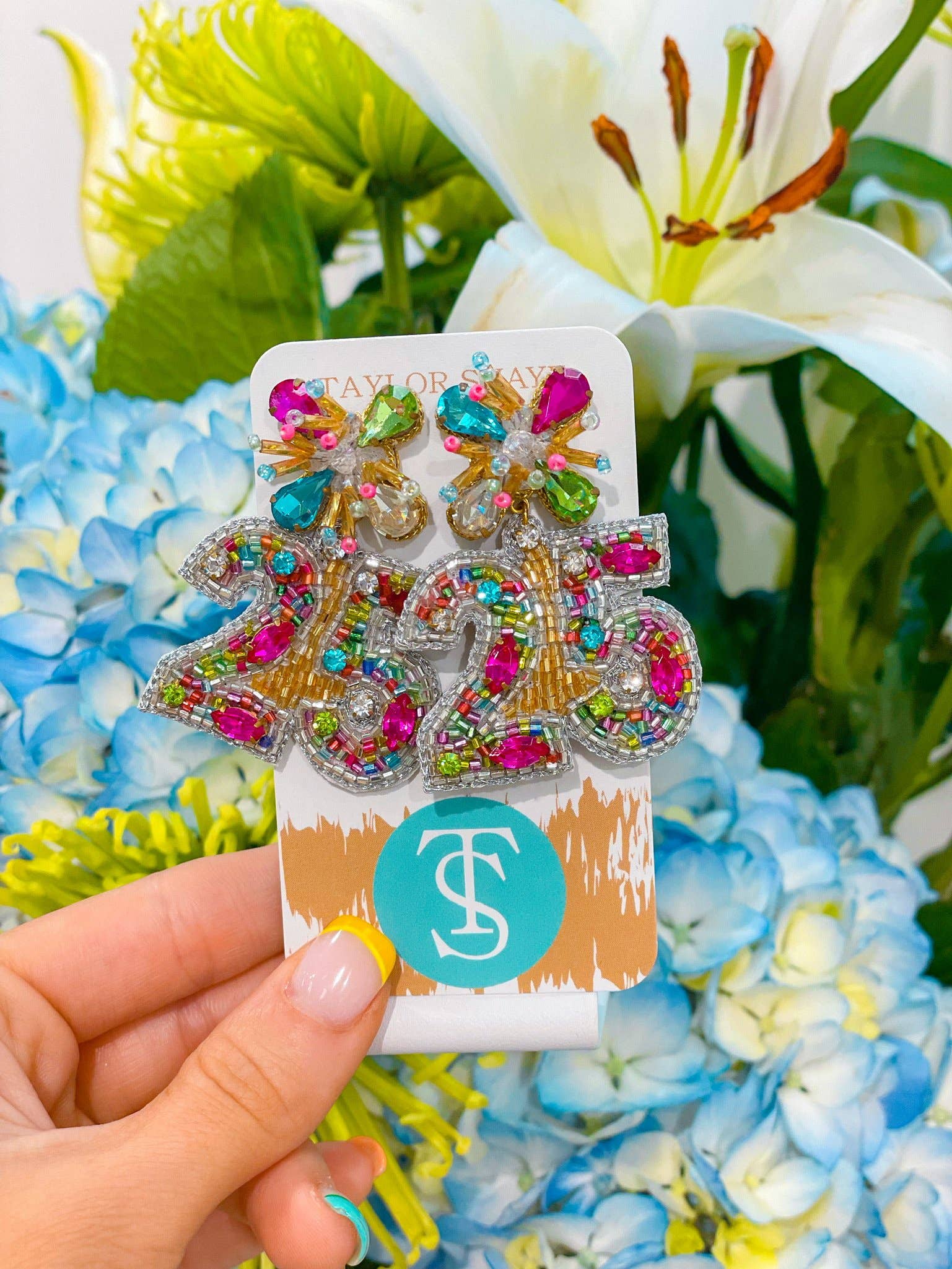 Taylor Shaye Designs - Vente Boucles d'oreilles pendantes - Boucles d'oreilles d'anniversaire Milestone6