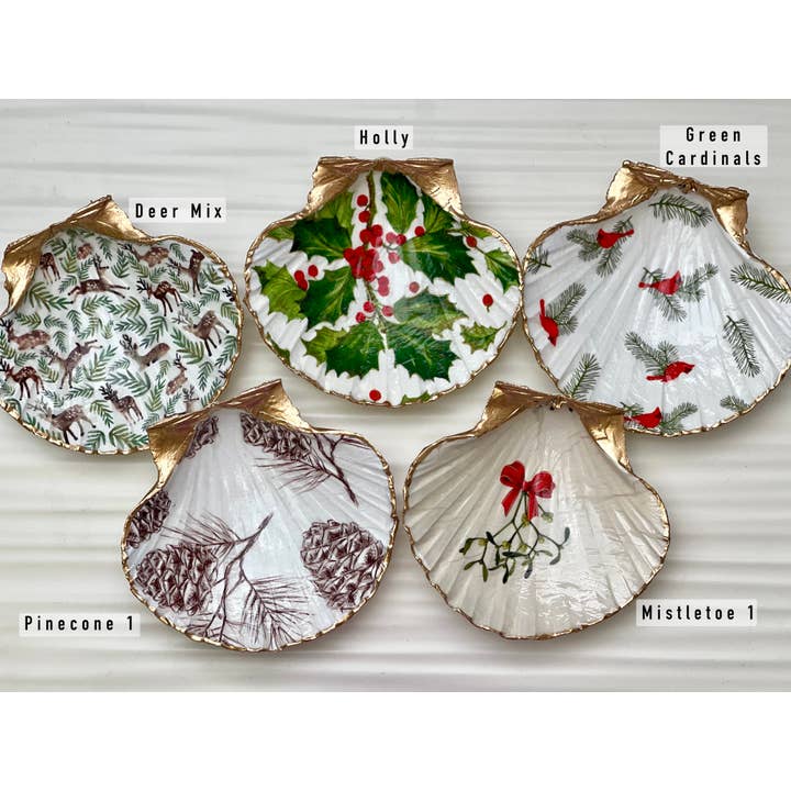 Ten Twenty Six Designs - Wholesale Jewelry Dish - Christmas Shells1