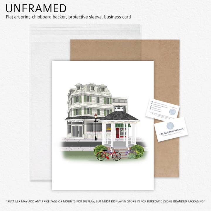 Fox Burrow Designs - Wholesale Art Print - Fiction Inspired - Luke's Place4