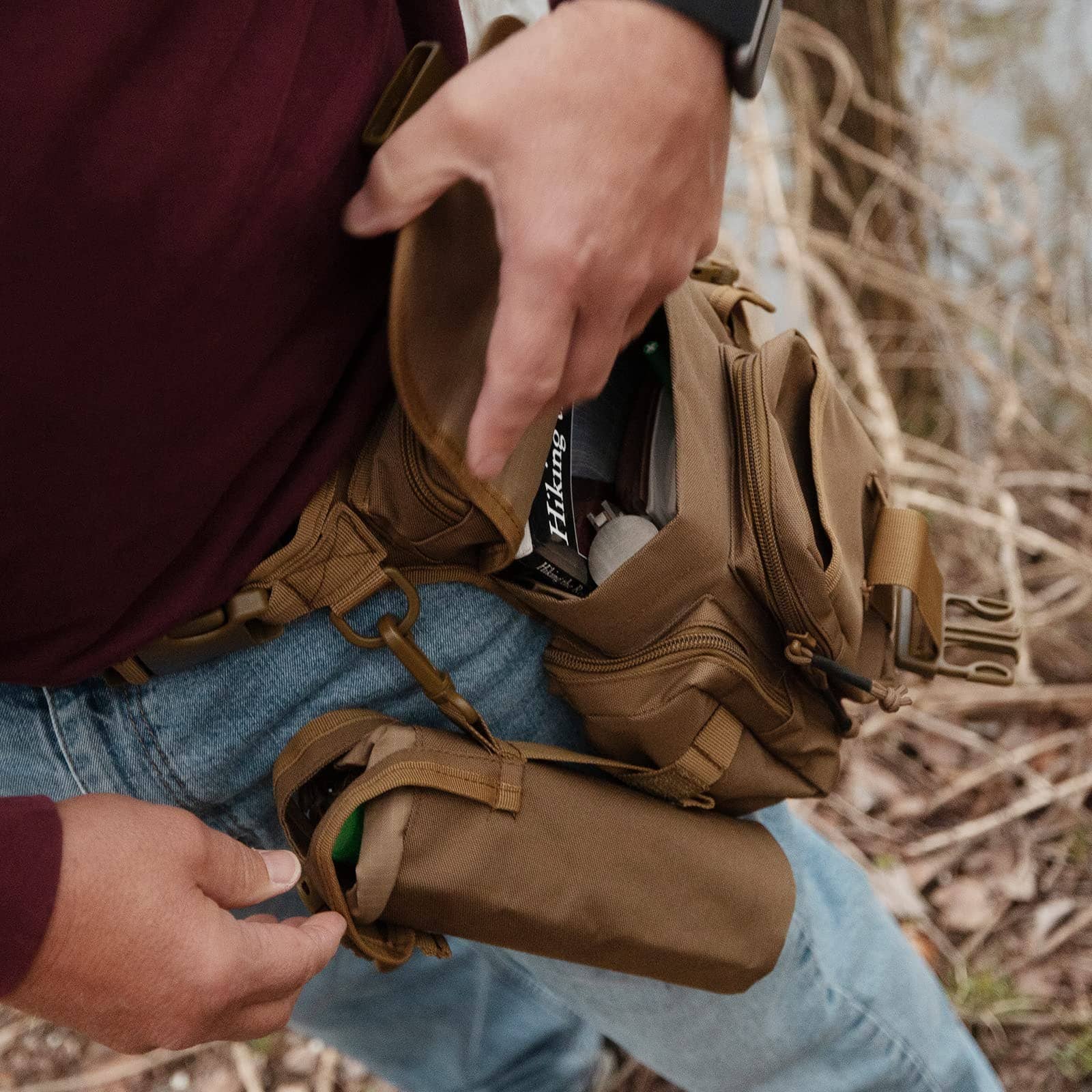 Antarctica Outdoors - Wholesale Belt Bag - Unisex - ANTARCTICA® Outdoor Drop Leg Pouch Bag2