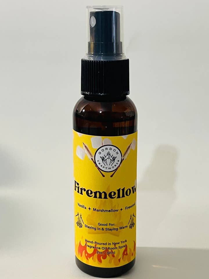 Firemellow Room Spray - 2oz for wholesale by Gordon Craftworks