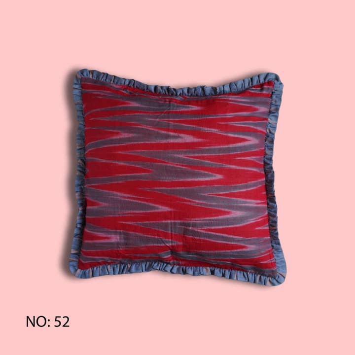 Annahmol - Wholesale Throw Pillow Cover - One of a Kind Vintage Kantha & Ikat Pillow 220