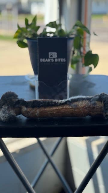 Bear's Bites, LLC - Wholesale Pet Treats - Dog - Rabbit hid roll dog chew1