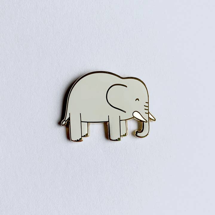 Tom Hardwick - Wholesale Lapel Pin/Button - Elephant Enamel Pin