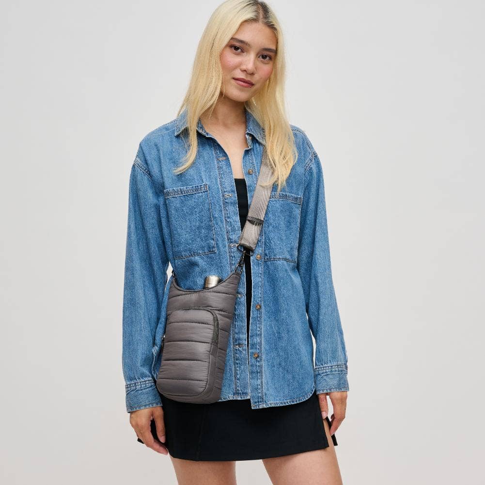 Urban Expressions - Wholesale Crossbody Bag - Women's - Jace Water Bottle Nylon Puffer Crossbody34