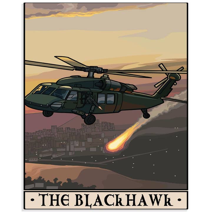 Blackhawk Acrylprint voor wholesale door Platoon Daddy LLC