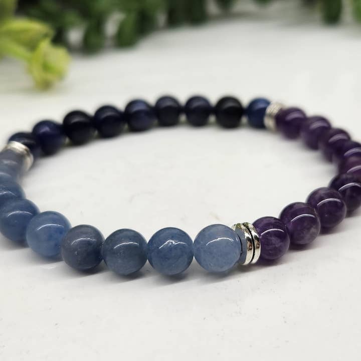 Meraki Gemstones - Wholesale Beaded Bracelet - ANXIETY RELIEF/SUPPORT- Bracelet - Children/Kids Size 6MM2