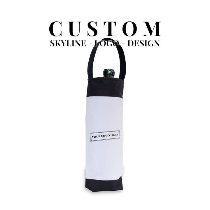 Custom Canvas Wine Tote - Personalized, Branded, Promo and other Purchase Wholesale personalized wine stoppers. Free Returns & Net 60 Terms on Faire trending on Faire.