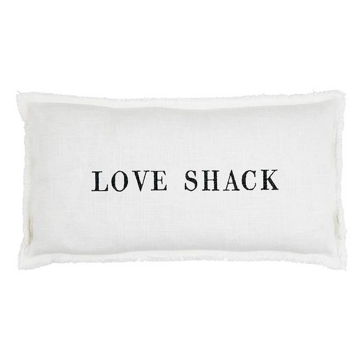 Face to Face Lumbar Pillow - Love Shack for wholesale by Santa Barbara Design Studio by Creative Brands