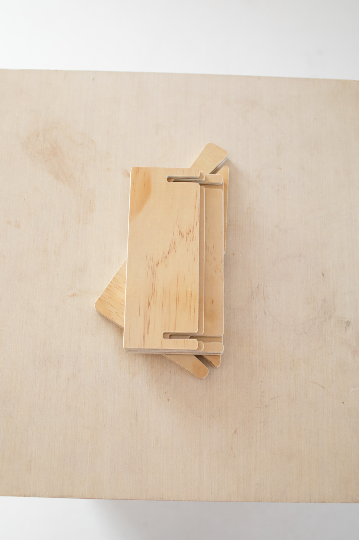 Reminder Nail Polish - Wholesale Display Shelf - 2-Tiered Birch Shelf (7")5