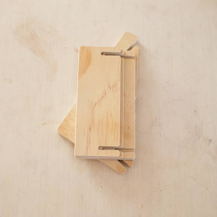 Reminder Nail Polish - Wholesale Display Shelf - 2-Tiered Birch Shelf (7")5