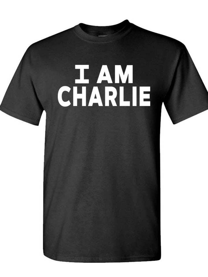 I Am Charlie American Freedom Free Speech Unisex T-Shirt for wholesale by Multi-Vendor Sales