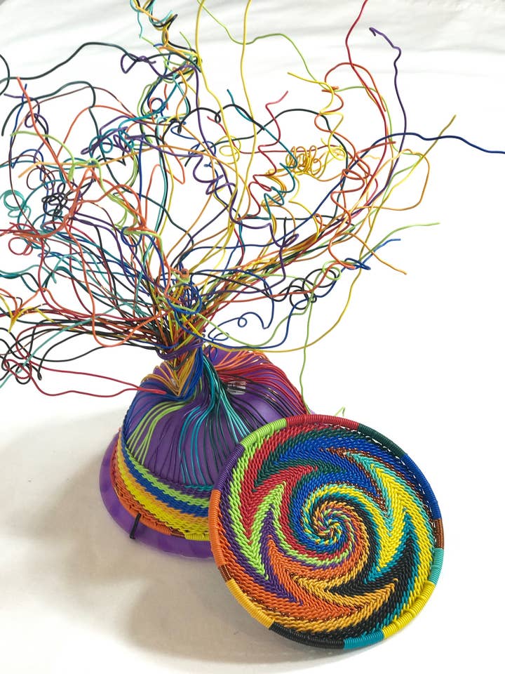 TW - Telephone Wire Half Basket for wholesale by Bridge for Africa