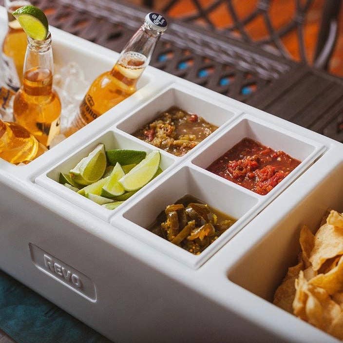 REVO Coolers - Vente Glacière/sac isotherme - Glacière REVO Party Barge™ | Blanc Polaire4