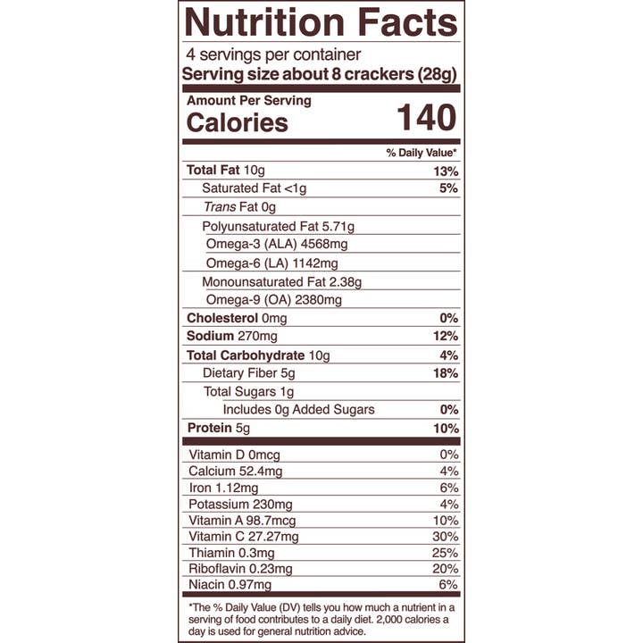 Foods Alive - Wholesale Crackers - Onion and Garlic Organic Sprouted Crisps2