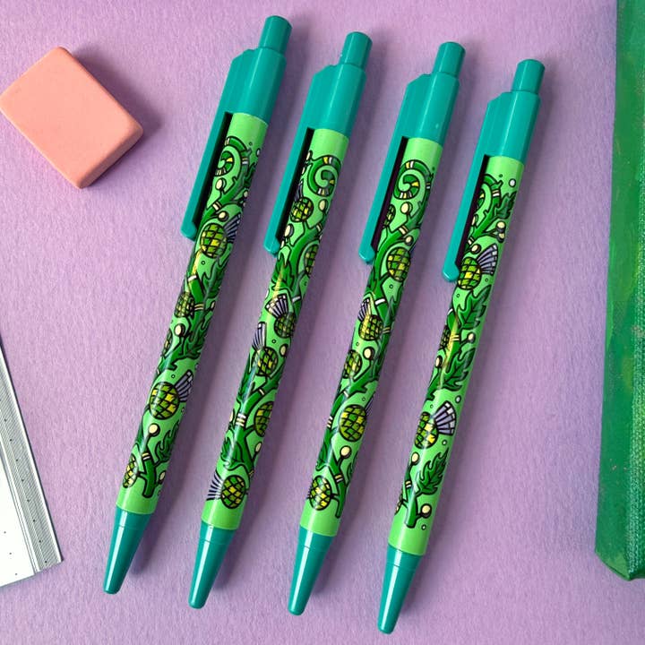 Stacey McEvoy Caunt – wholesale Pen – Thistle Pattern Ballpoint Pen6