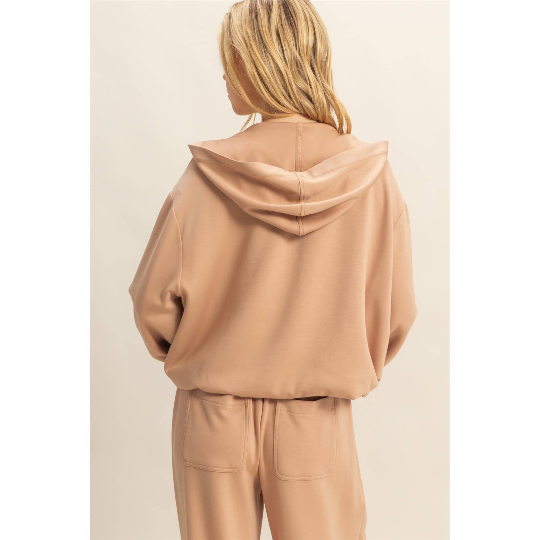 HYFVE - Vente Sweat à capuche – femme - Sweat à capuche zippé décontracté chic3