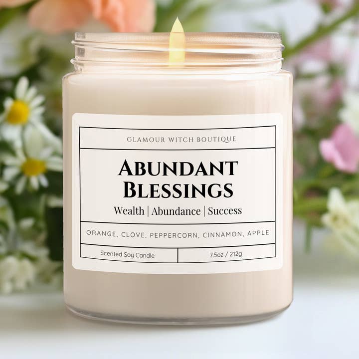 Vela de Bendiciones Abundantes para venta al por mayor de Glamour Witch Boutique
