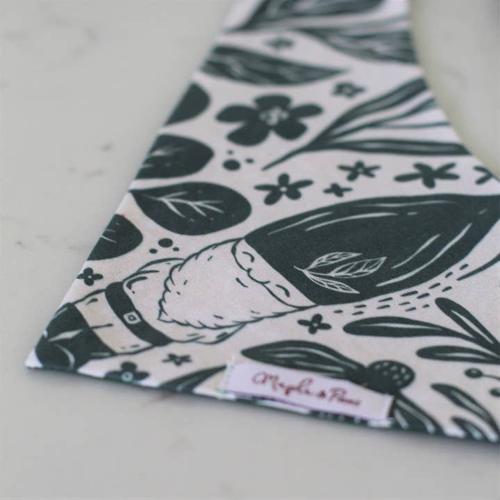 The No Place like Gnome Dog Bandana for wholesale by Maple & Paws