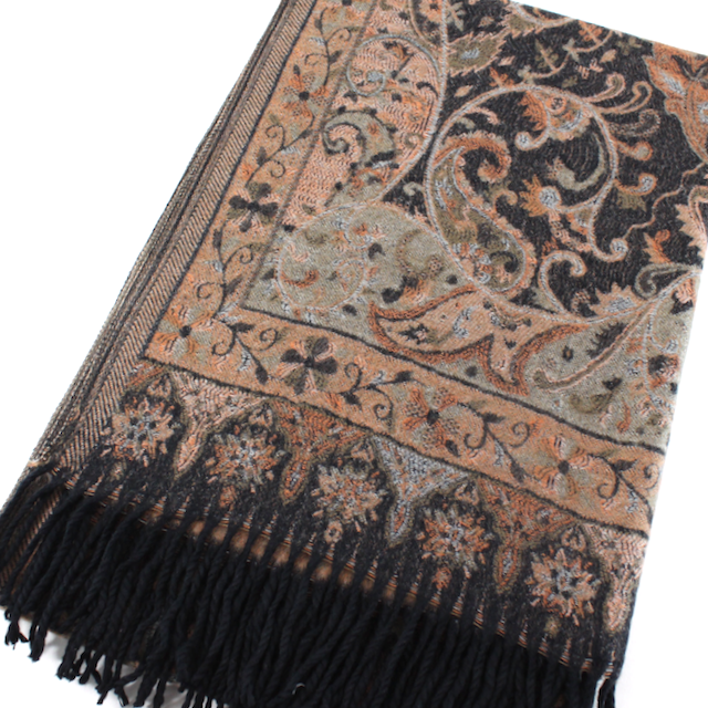 Pretty Persuasions - Wholesale Scarf - Women's - S23283 Paisley Sprigs Scarf12
