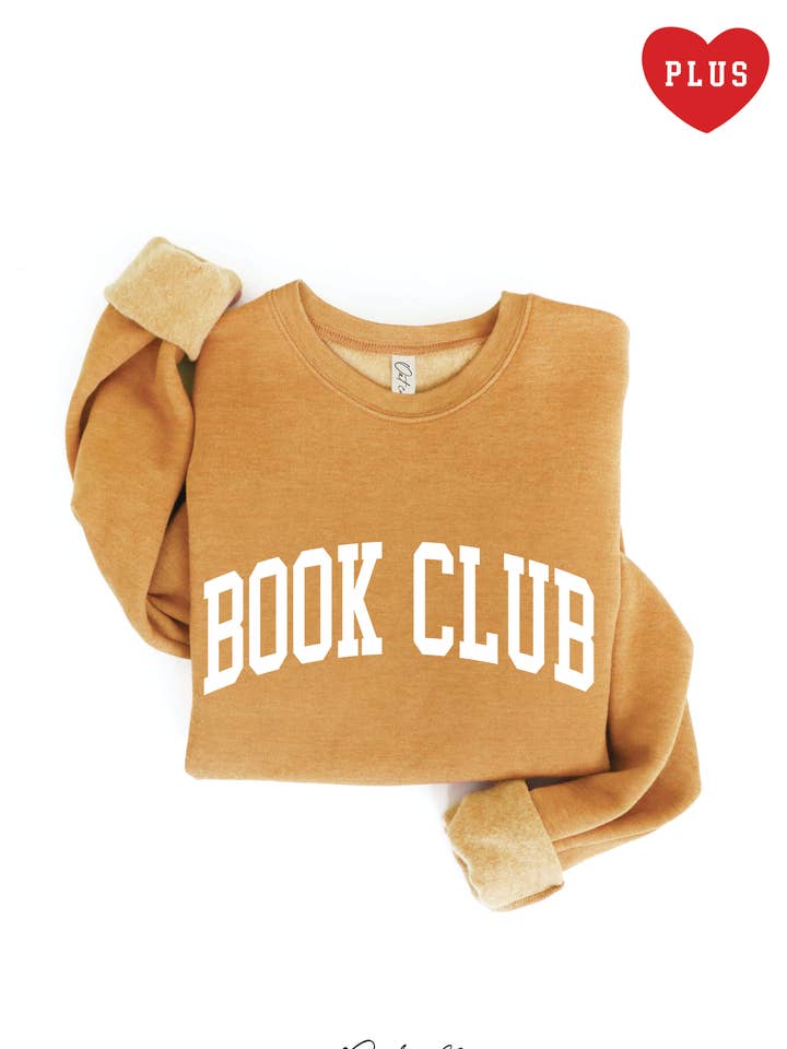 Sweatshirt Gráfica BOOK CLUB Plus por atacado de OAT COLLECTIVE