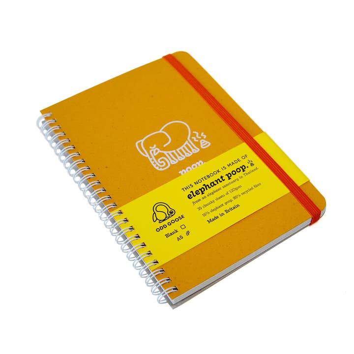 Odd Goose - Wholesale Notebook - Elephant Poop Foil Printed Notebook