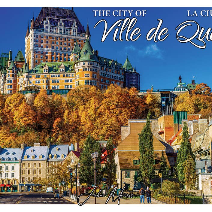 ville de Quebec soft cover book for wholesale by Lens make a picture