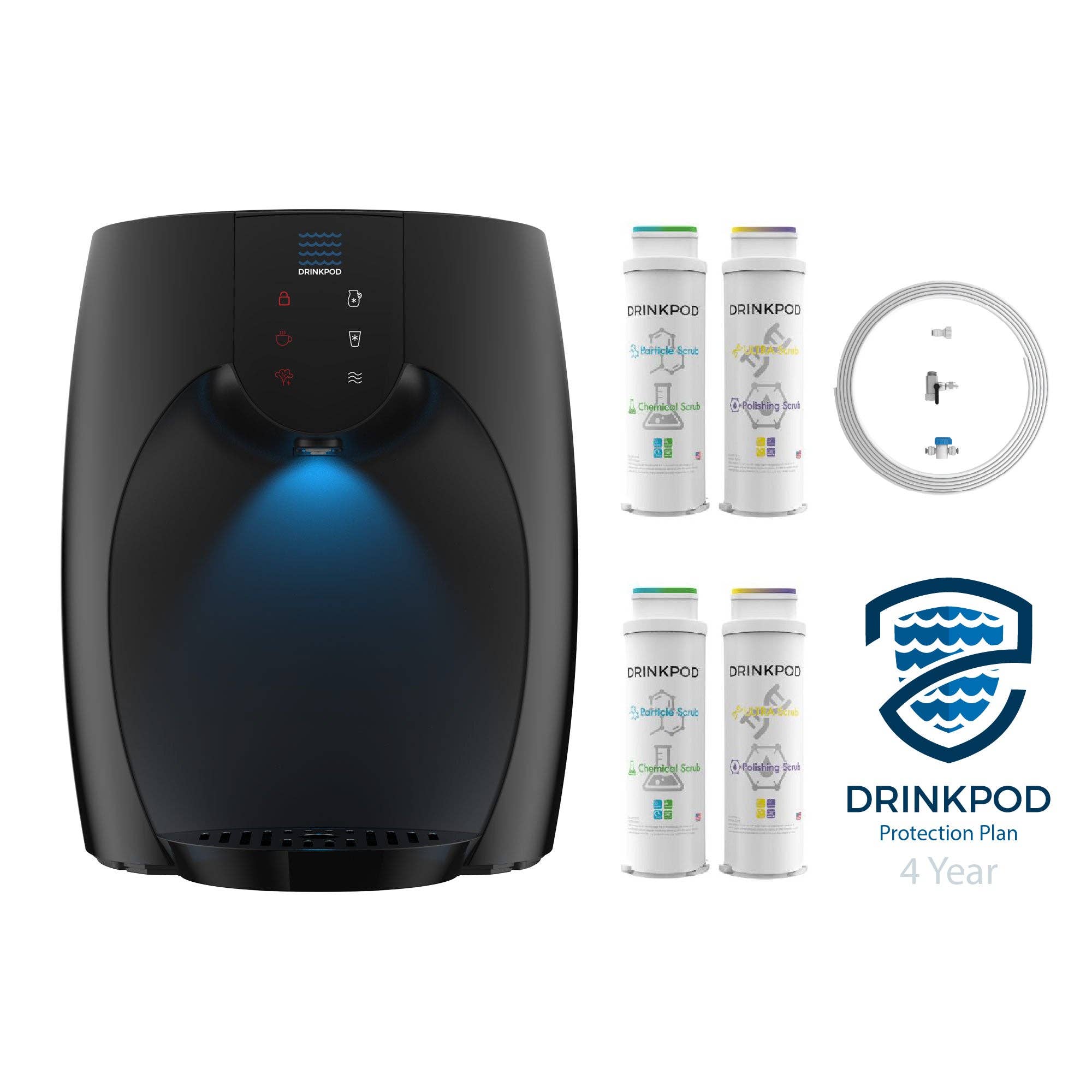 DRINKPOD LLC - Wholesale Kitchen Appliance - Onyx Pro Series - Counter Bottleless Watercooler | UV Light | Ultra+3 Purification31