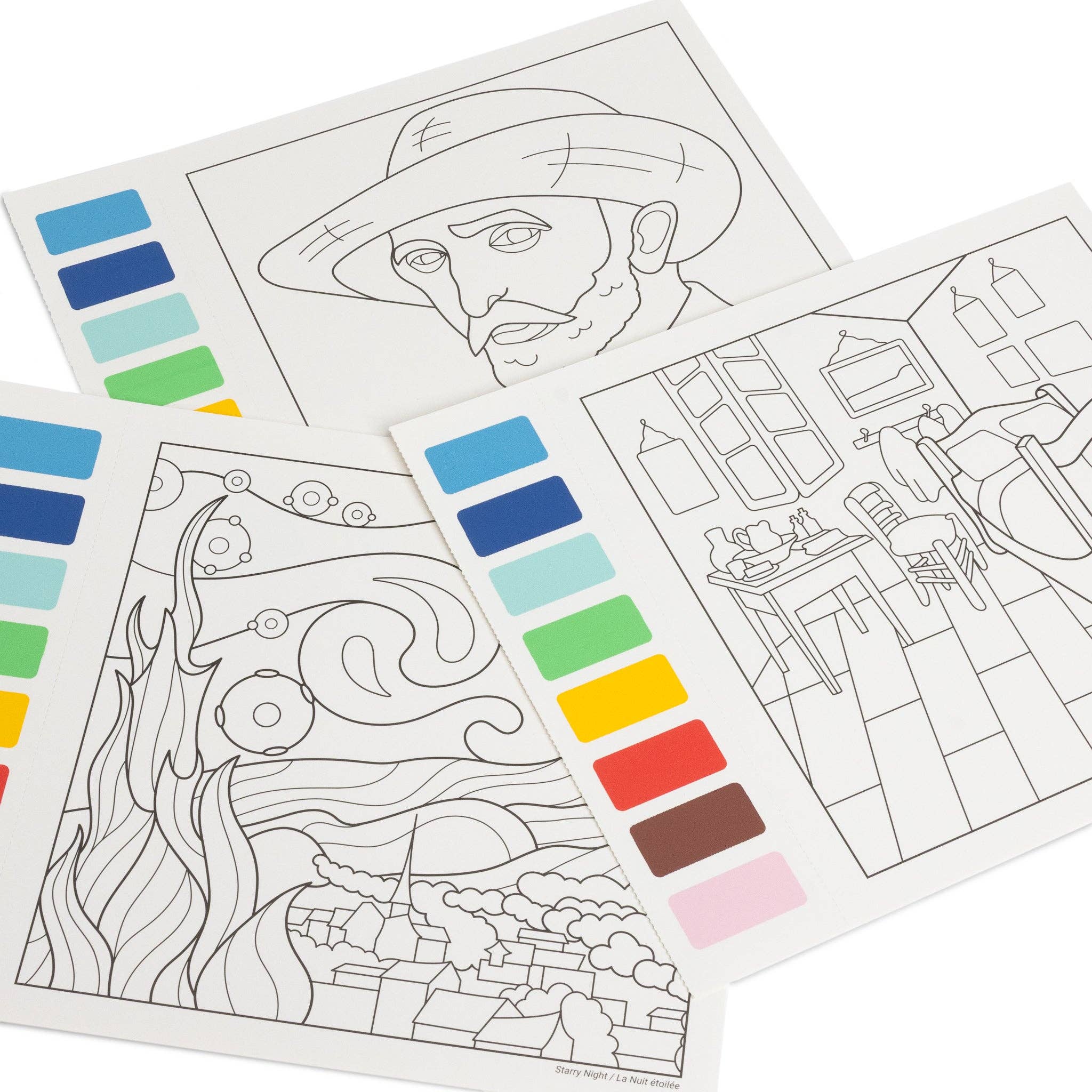 Today is Art Day - Wholesale DIY Craft Kit - Kids - Vincent van Gogh - Watercolor Kit9